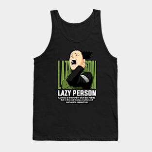 SHIKAMARU - LAZY PERSON Tank Top